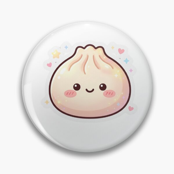 Item preview, Kawaii Dumpling – Cute Bao Sticker designed and sold by Cerys-GS.
