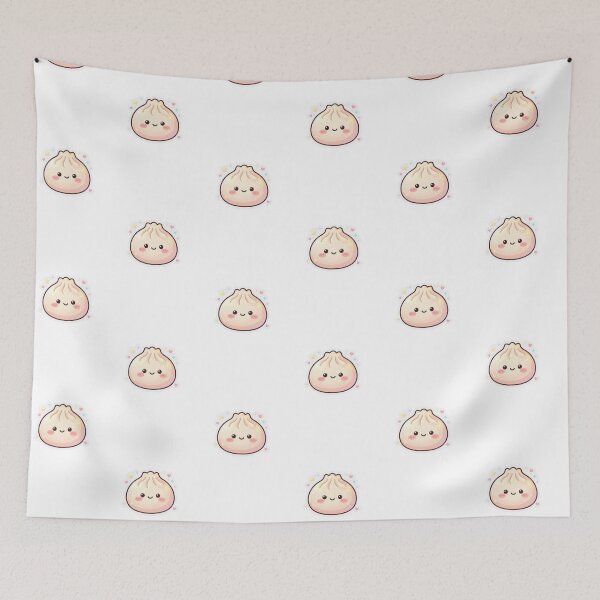 Item preview, Kawaii Dumpling – Cute Bao Sticker designed and sold by Cerys-GS.