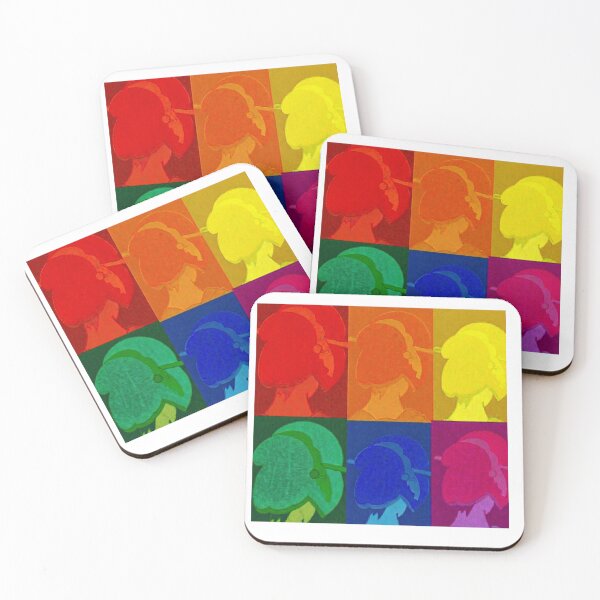 Item preview, Colorful Rainbow Geisha Silhouette designed and sold by Kokeshidreams.