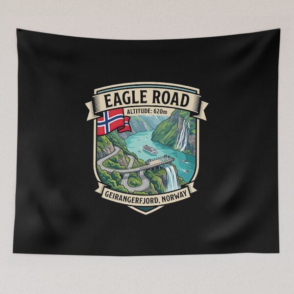 Item preview, Eagle Road Norway Viewpoint Route designed and sold by enzoade.