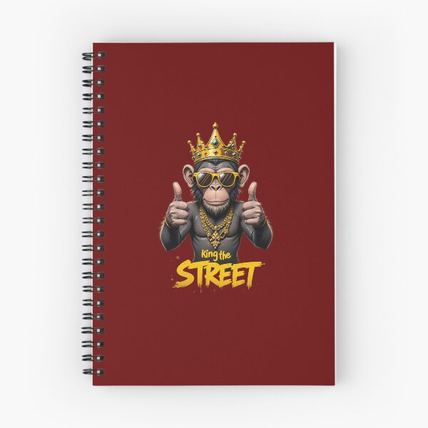 Item preview, Rule The Concrete Jungle - King The Street Boss Chimp Graphic designed and sold by Velouria Universe.