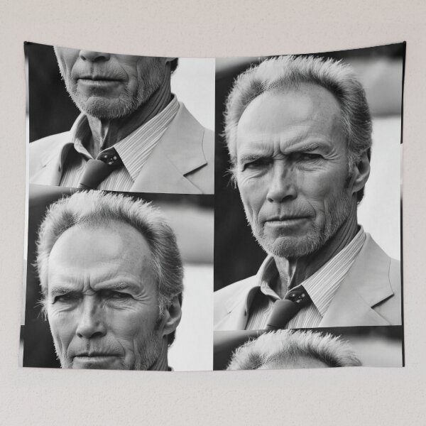 Item preview, Cinema - Emblematic Western Actor, Hollywood Portrait designed and sold by Beat-It.