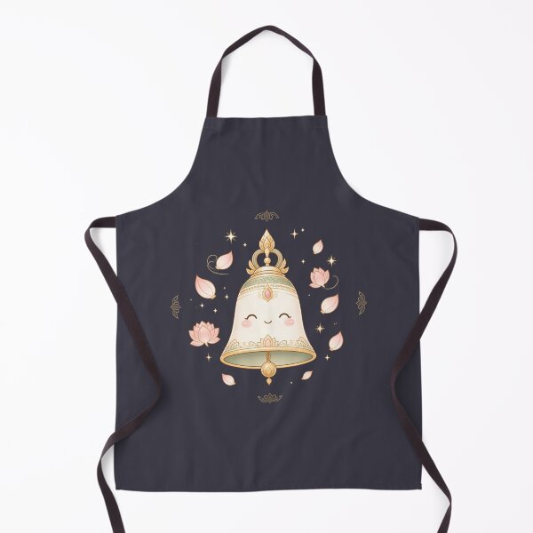 Item preview, Smiling Lotus Bell – Whimsical Serenity Thai Design designed and sold by CosmicQuietStudio.