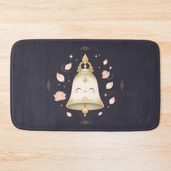 Item preview, Smiling Lotus Bell – Whimsical Serenity Thai Design designed and sold by CosmicQuietStudio.