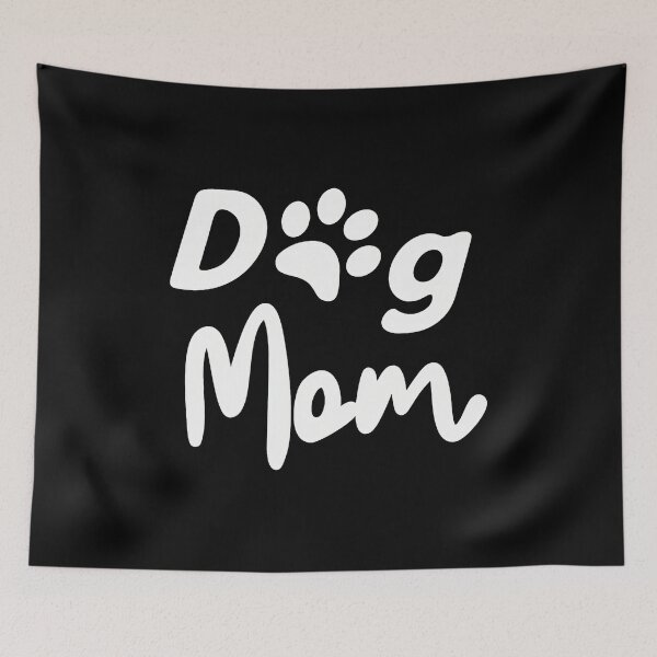 Item preview, Dog Mom Paw Print Script Art designed and sold by SoyLamderma.