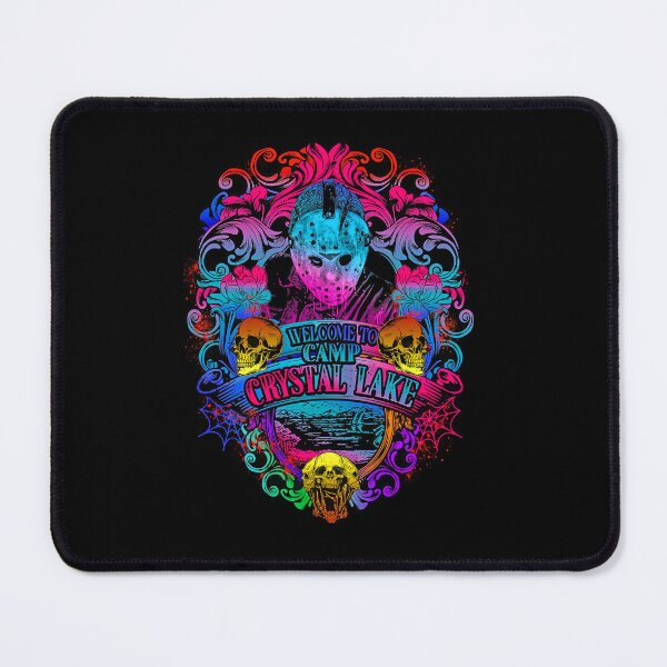 Item preview, Camp Killer Hockey Mask Horror Neon Splatter Art designed and sold by Anselle.