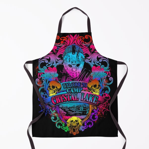 Item preview, Camp Killer Hockey Mask Horror Neon Splatter Art designed and sold by Anselle.