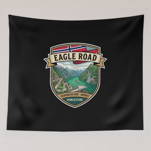 Item preview, Eagle Road Norwegian Fjord Adventure designed and sold by enzoade.