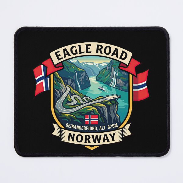 Item preview, Eagle Road Geiranger Hairpin Route designed and sold by enzoade.