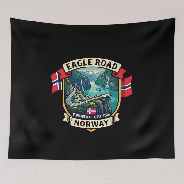 Item preview, Eagle Road Geiranger Hairpin Route designed and sold by enzoade.