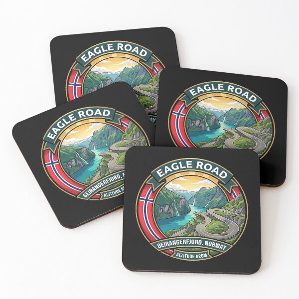 Item preview, Eagle Road Norway Scenic Mountain Pass designed and sold by enzoade.