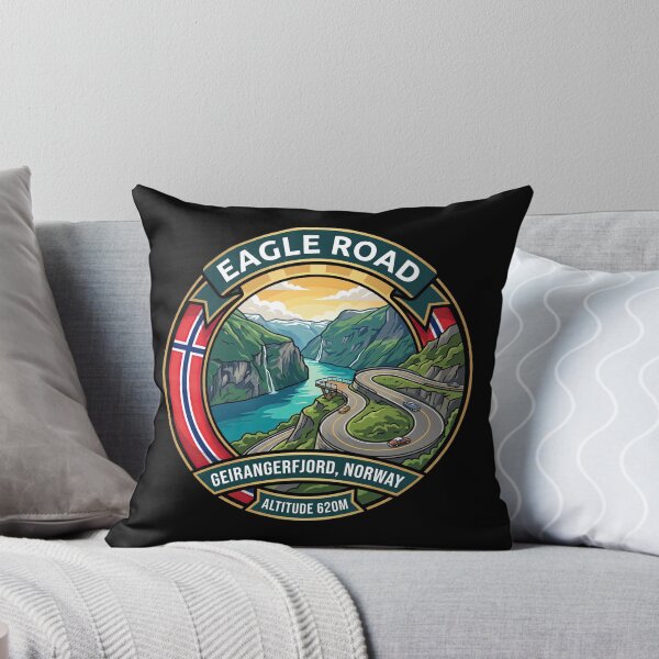 Item preview, Eagle Road Norway Scenic Mountain Pass designed and sold by enzoade.