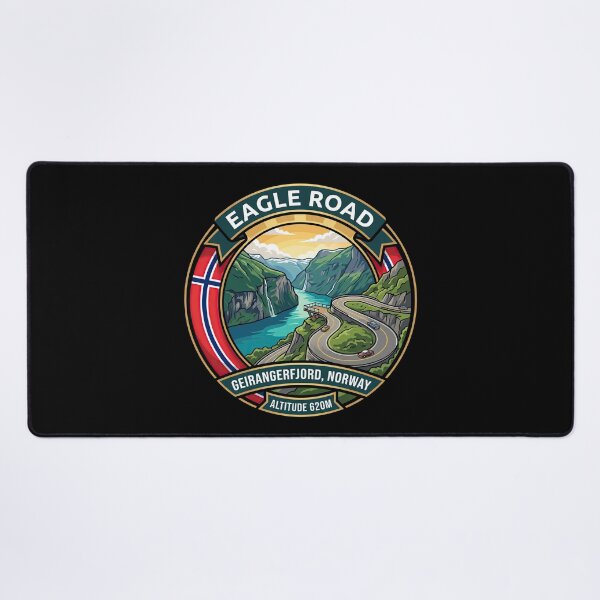 Item preview, Eagle Road Norway Scenic Mountain Pass designed and sold by enzoade.