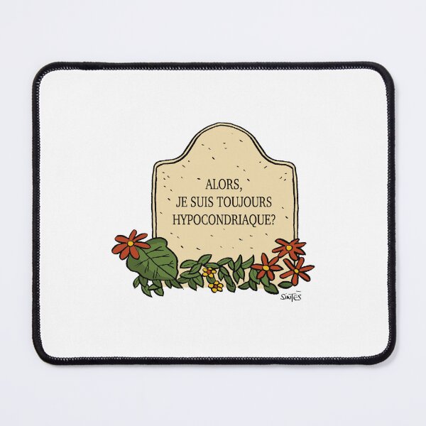 Item preview, Tombstone dark humor – So I'm still a hypochondriac? designed and sold by Eric Sintès.