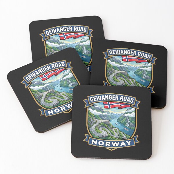 Item preview, Geiranger Road Iconic Fjord Road designed and sold by enzoade.