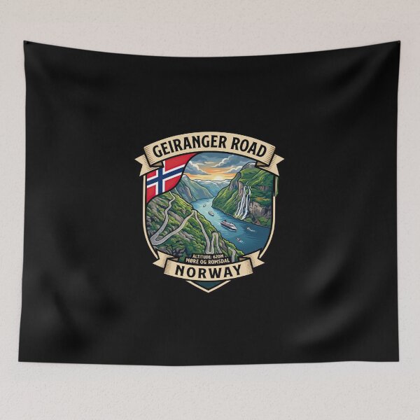 Item preview, Geiranger Road Norway Adventure Route designed and sold by enzoade.