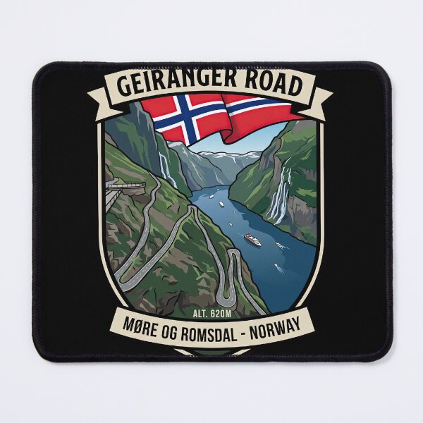 Item preview, Geiranger Road Legendary Scenic Drive designed and sold by enzoade.