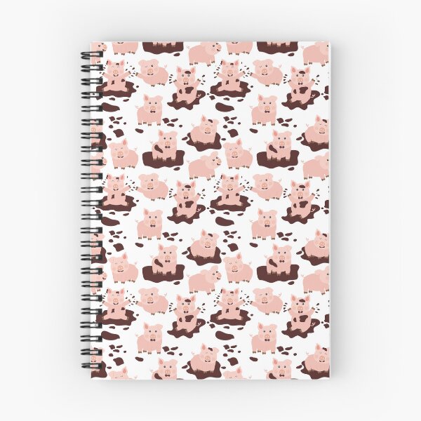 Item preview, Cute Pigs Playing in Mud Farm Animals designed and sold by idovedesign.
