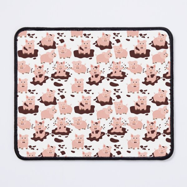 Item preview, Cute Pigs Playing in Mud Farm Animals designed and sold by idovedesign.