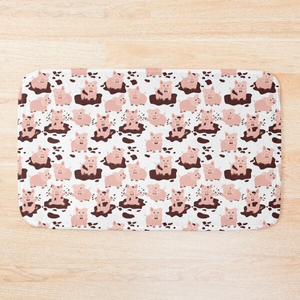 Item preview, Cute Pigs Playing in Mud Farm Animals designed and sold by idovedesign.