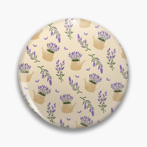 Item preview, Lavender Watering Can Seamless Pattern designed and sold by Kritiveemporio.