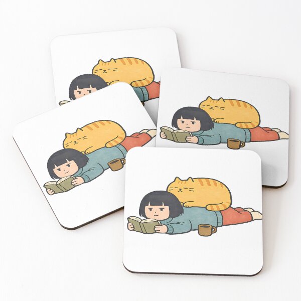 Item preview, Cozy Reading With My Cat designed and sold by Geek Farm.