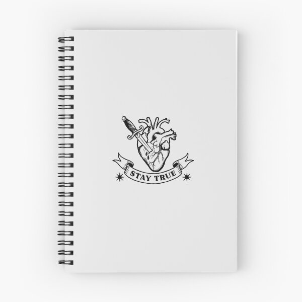 Item preview, Stay True Dagger Through Anatomical Heart Tattoo Art designed and sold by Enea Kelo.