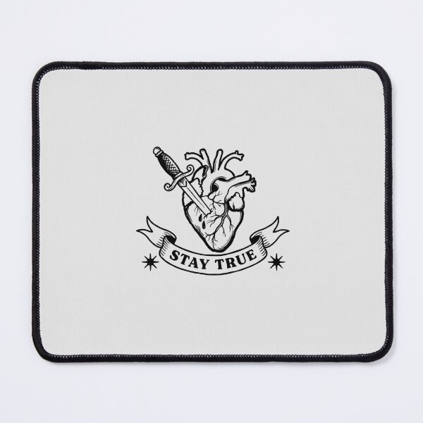 Item preview, Stay True Dagger Through Anatomical Heart Tattoo Art designed and sold by Enea Kelo.
