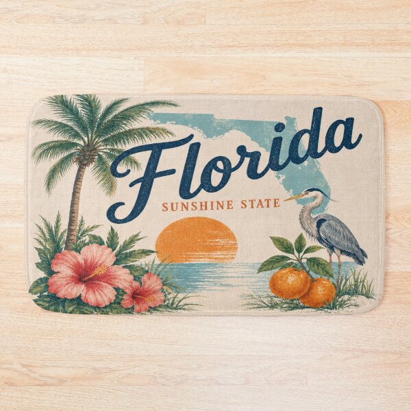 Item preview, Sunshine state Florida Palm beach  designed and sold by GameCraftedShop.