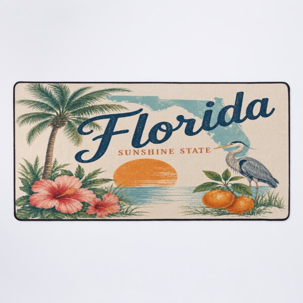 Item preview, Sunshine state Florida Palm beach  designed and sold by GameCraftedShop.
