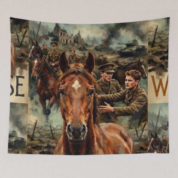 Item preview, War Horse Historical Drama Fine Art Tribute designed and sold by Art's Diner.