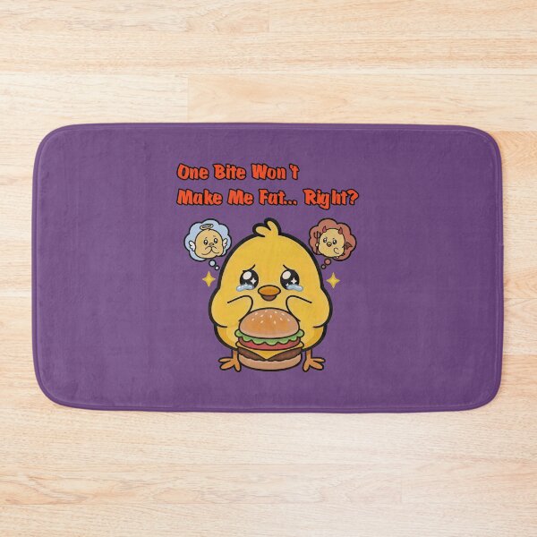 Item preview, One Bite Won’t Make Me Fat Funny Chick Burger designed and sold by INNERSELFART.