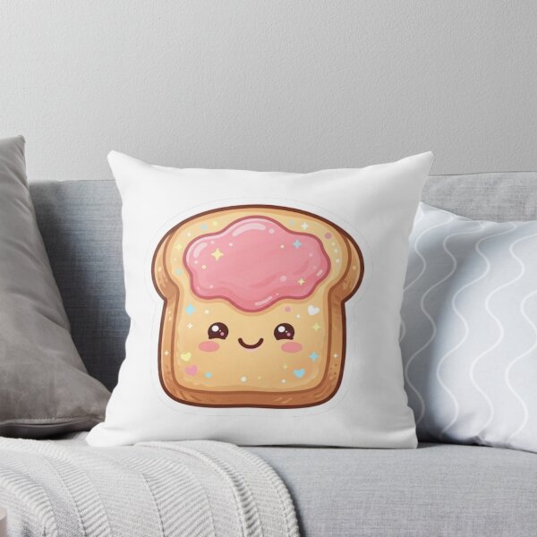 Item preview, Kawaii Toast With Jam – Cute Breakfast Sticker designed and sold by Cerys-GS.