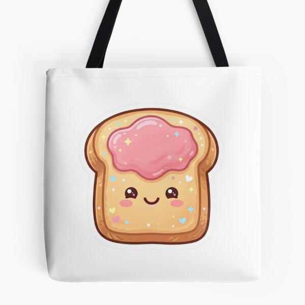 Item preview, Kawaii Toast With Jam – Cute Breakfast Sticker designed and sold by Cerys-GS.