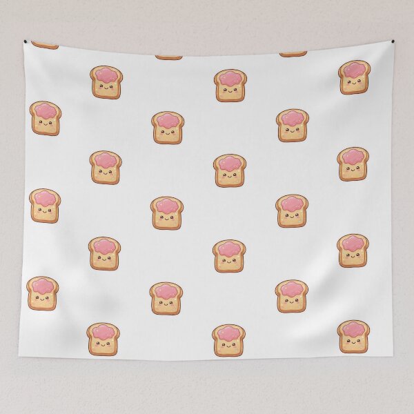 Item preview, Kawaii Toast With Jam – Cute Breakfast Sticker designed and sold by Cerys-GS.