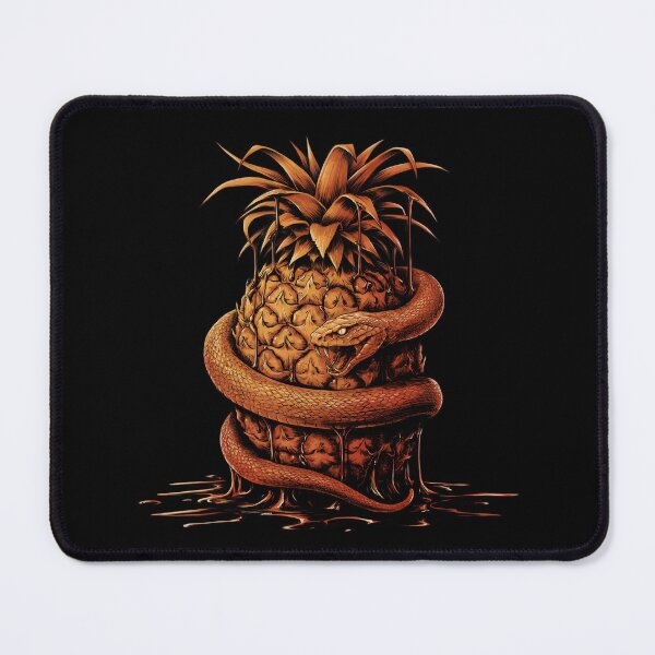 Item preview, Coiled Viper Snake Dripping Pineapple Dark Art designed and sold by Enea Kelo.