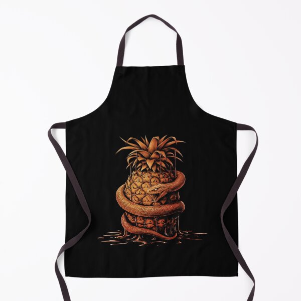 Item preview, Coiled Viper Snake Dripping Pineapple Dark Art designed and sold by Enea Kelo.