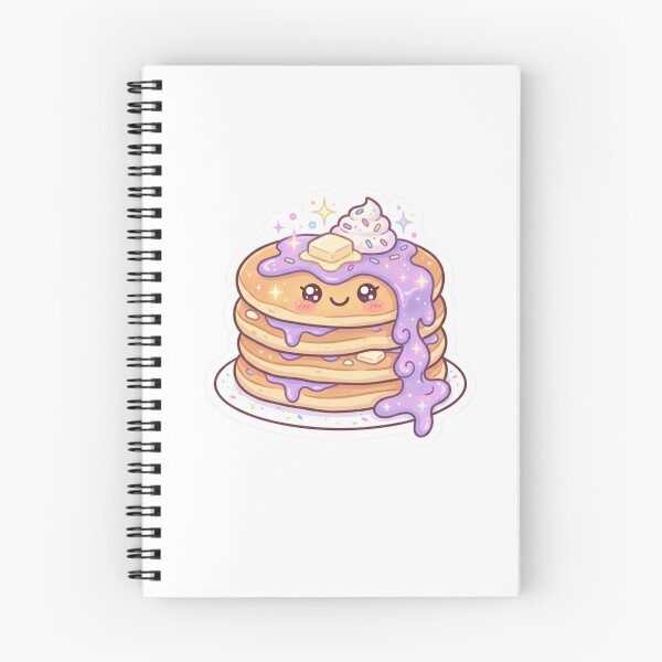 Item preview, Kawaii Pancake Stack – Cute Breakfast Sticker designed and sold by Cerys-GS.