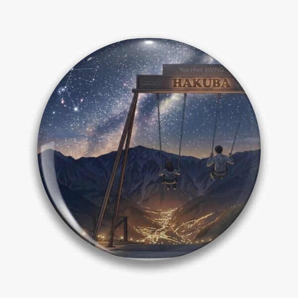 Item preview, Starry Night Over Hakuba Swing designed and sold by Kokeshidreams.