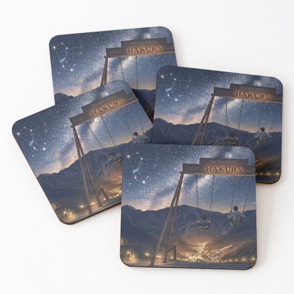 Item preview, Starry Night Over Hakuba Swing designed and sold by Kokeshidreams.
