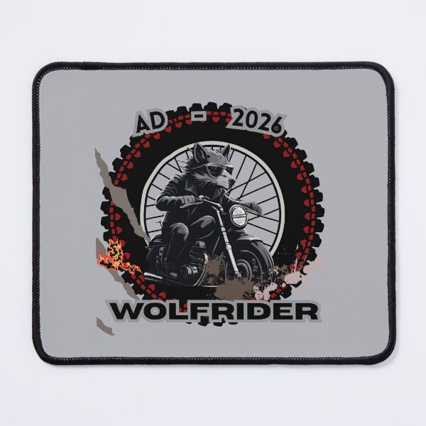 Item preview, Moto Maniacs Wolf Digital Art 3 designed and sold by GoGreenlove.