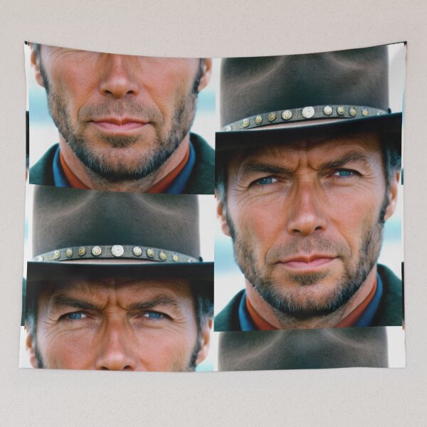 Item preview, Cinema - Emblematic Western Actor, Intense Gaze and Weathered Face designed and sold by Beat-It.