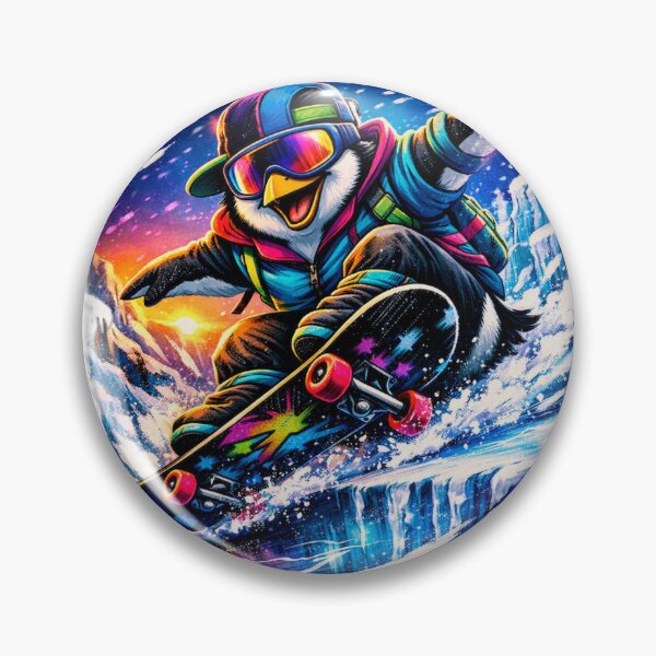 Item preview, Born to Glide – Penguin Skater designed and sold by ANNART1602.