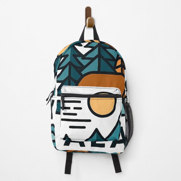 Item preview, Alaska Wilderness Travel Souvenir - Grizzly Bear & Snowy Mountain Art designed and sold by OzzFrequency.