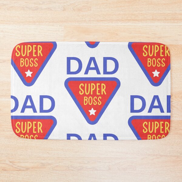 Item preview, Dad Super Boss Funny Superhero Shield Father Gift Shirt designed and sold by MariaPCMaria.