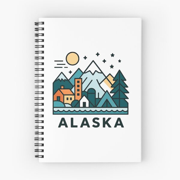 Item preview, Alaska Wilderness Travel Souvenir - Grizzly Bear & Snowy Mountain Art designed and sold by OzzFrequency.