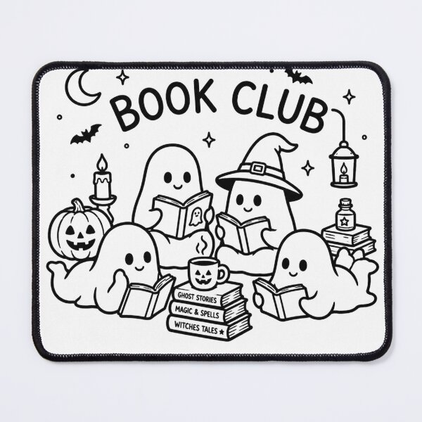 Item preview, Ghost Book Club | Cute Halloween Reading Ghosts | Cozy Book Lover T-Shirt designed and sold by Little Moments Co..