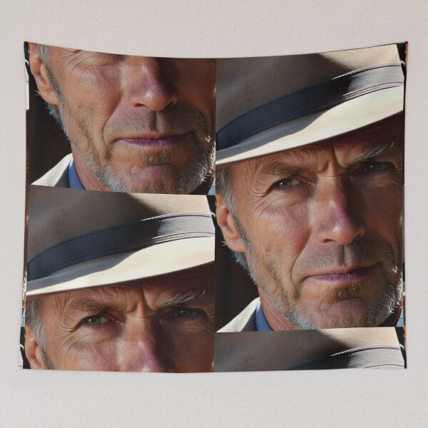 Item preview, Cinema - Emblematic Western Actor, Intense Gaze and Weathered Face designed and sold by Beat-It.