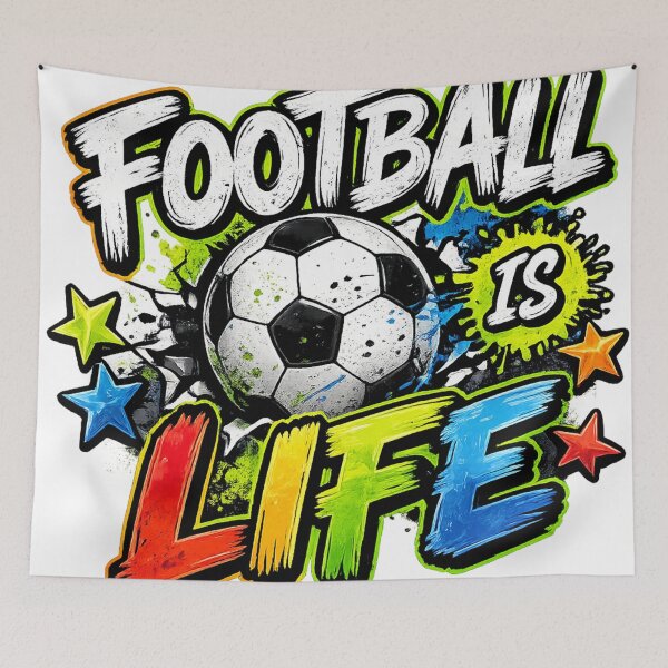Item preview, Football Is Life (Soccer) designed and sold by DazzleKitty.