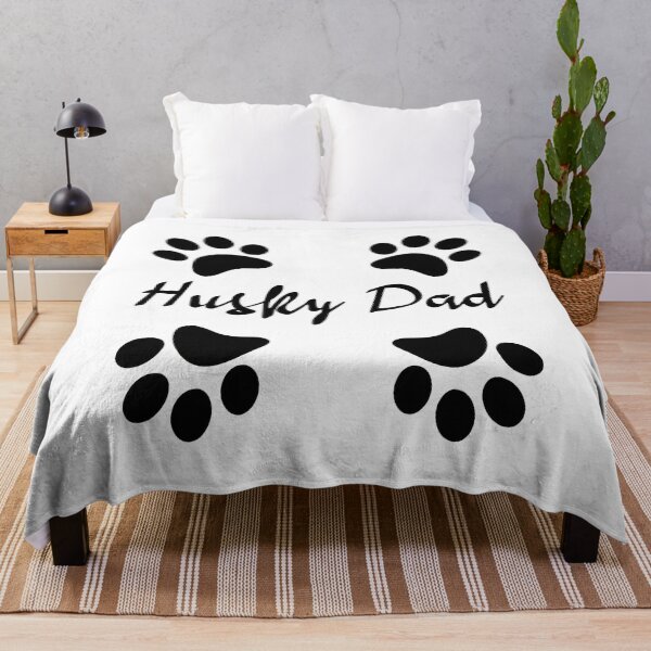 Item preview, Husky Dad Paw Prints Dog Lover designed and sold by SoyLamderma.
